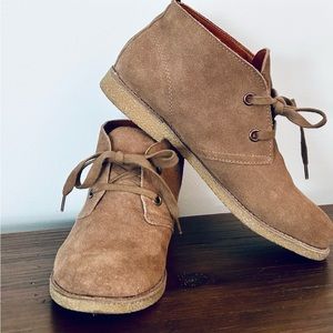 Lucky Brand size 9.5 Emillia brown suede ankle boot